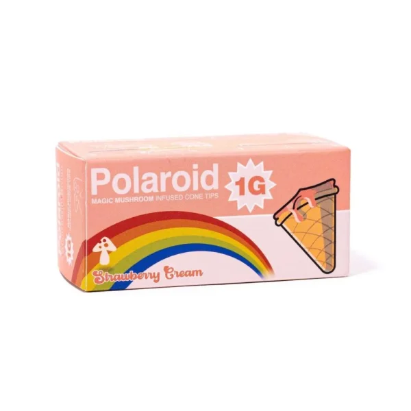 Polaroid Strawberry Cream Cone